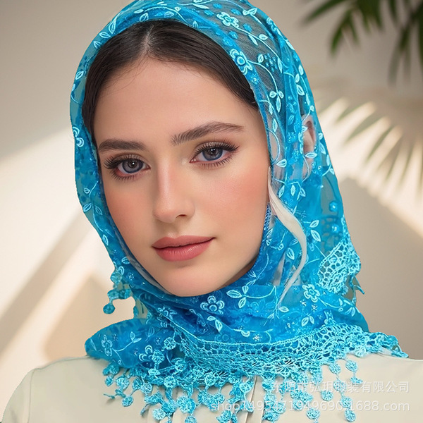 Beige Blue & Navy Scarf Combo Pack - Image 4