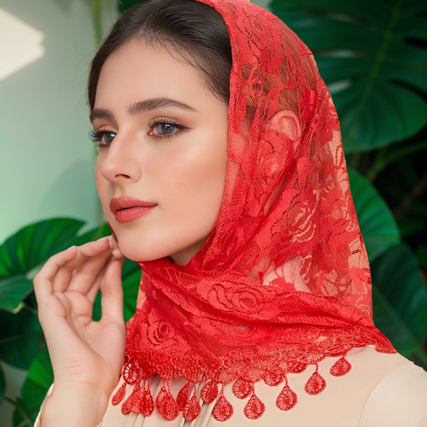 Camel & Red Scarf Combo Pack - Image 4